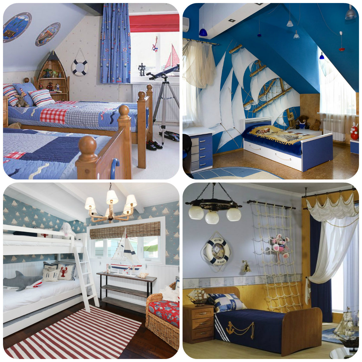 Детский домик в морском стиле